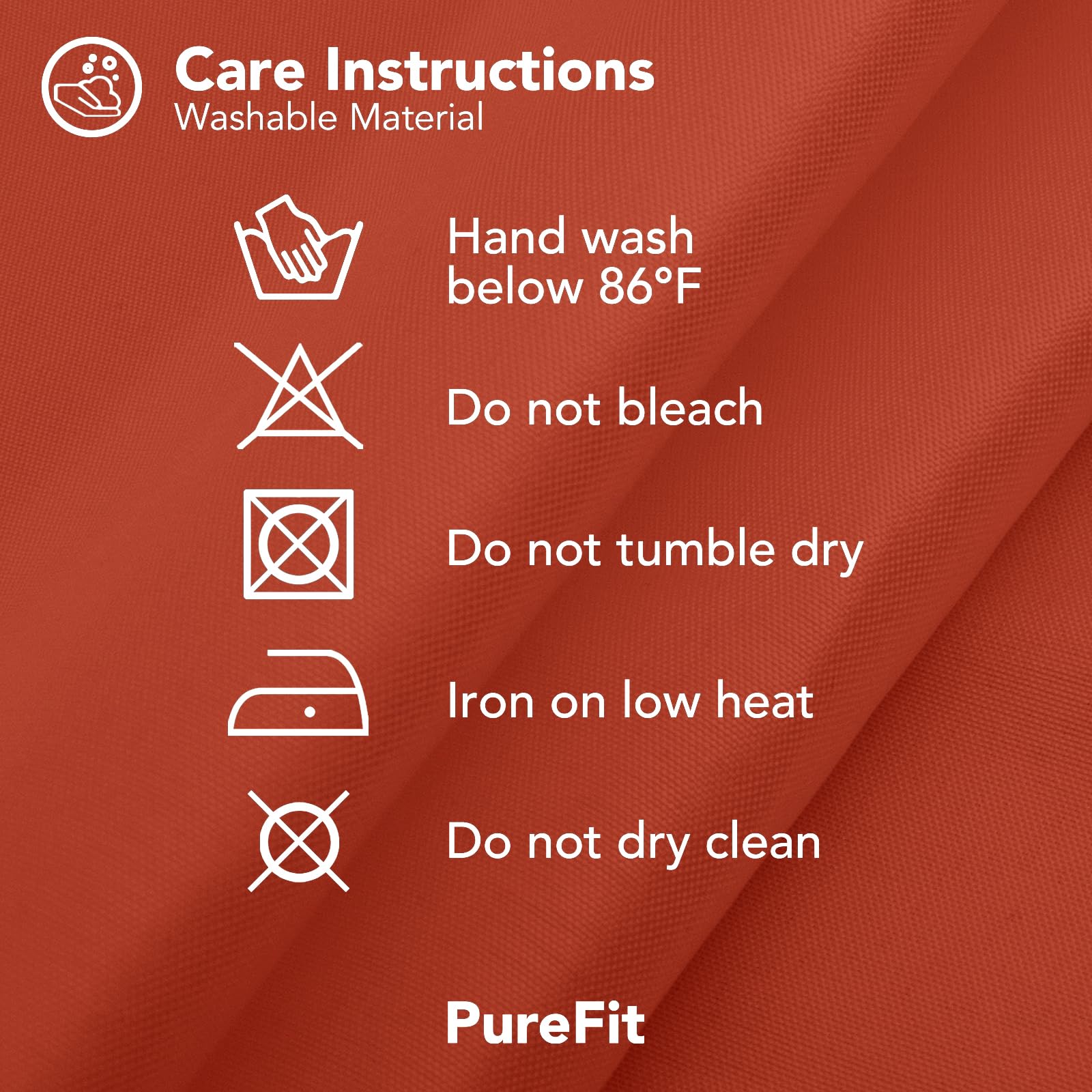 Packaging of PureFit Outdoor Curtain Red Clay