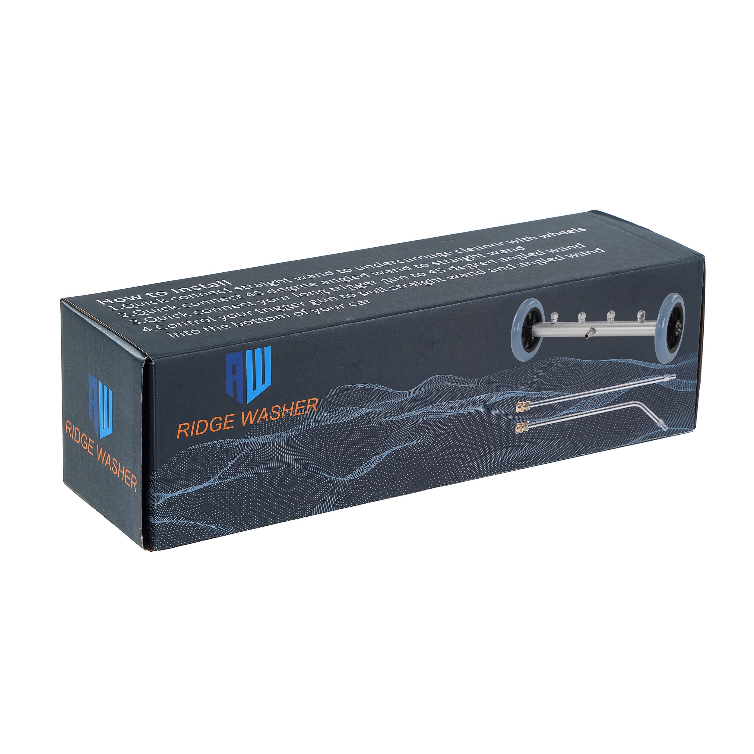 Packaging of RIDGE WASHER Undercarriage Cleaner