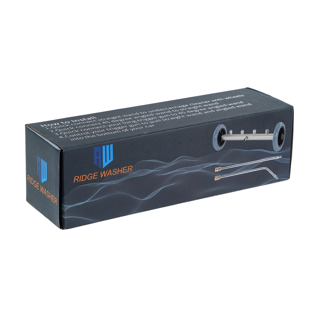 Packaging of RIDGE WASHER Undercarriage Cleaner