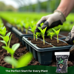 Packaging of Root Riot Plant Starter Cubes 100 pack