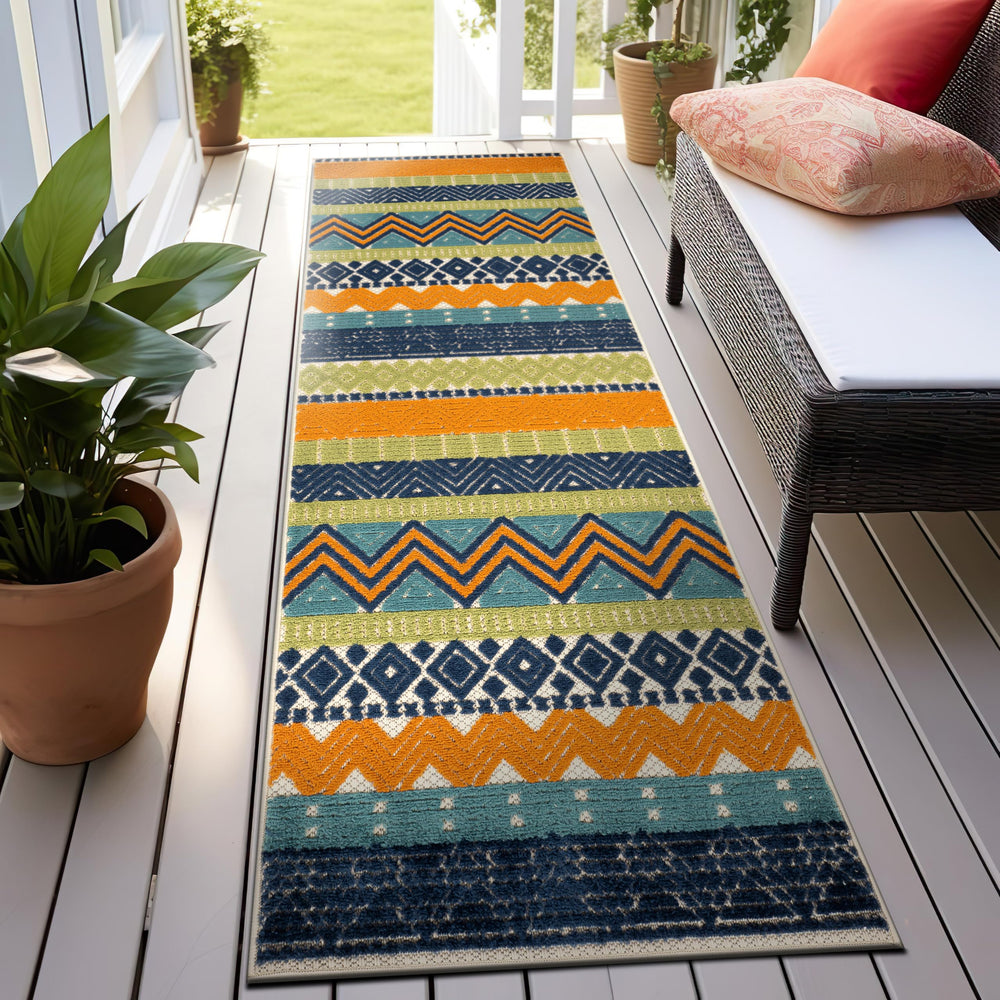 Packaging of Rugshop Indoor/Outdoor Runner Rug