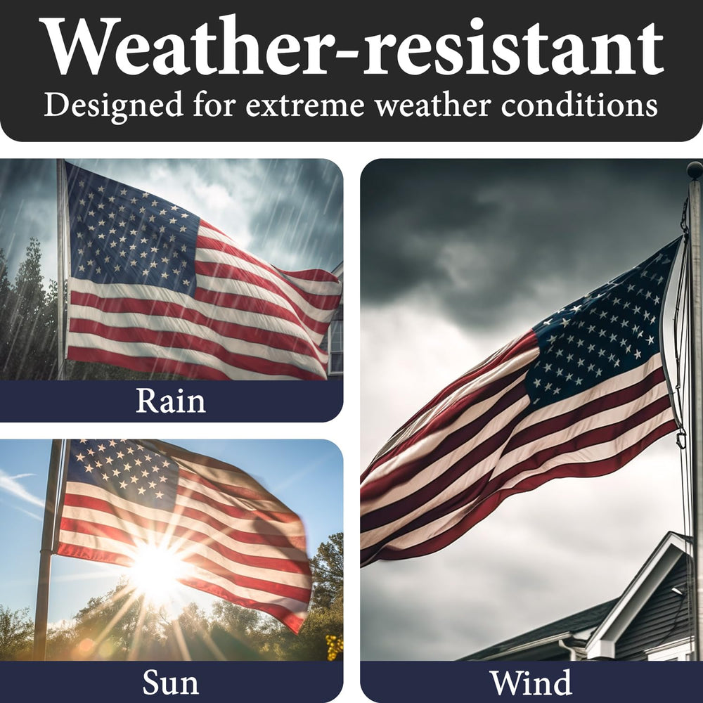 Packaging of Rushmore Rose USA Heavy Duty Flag