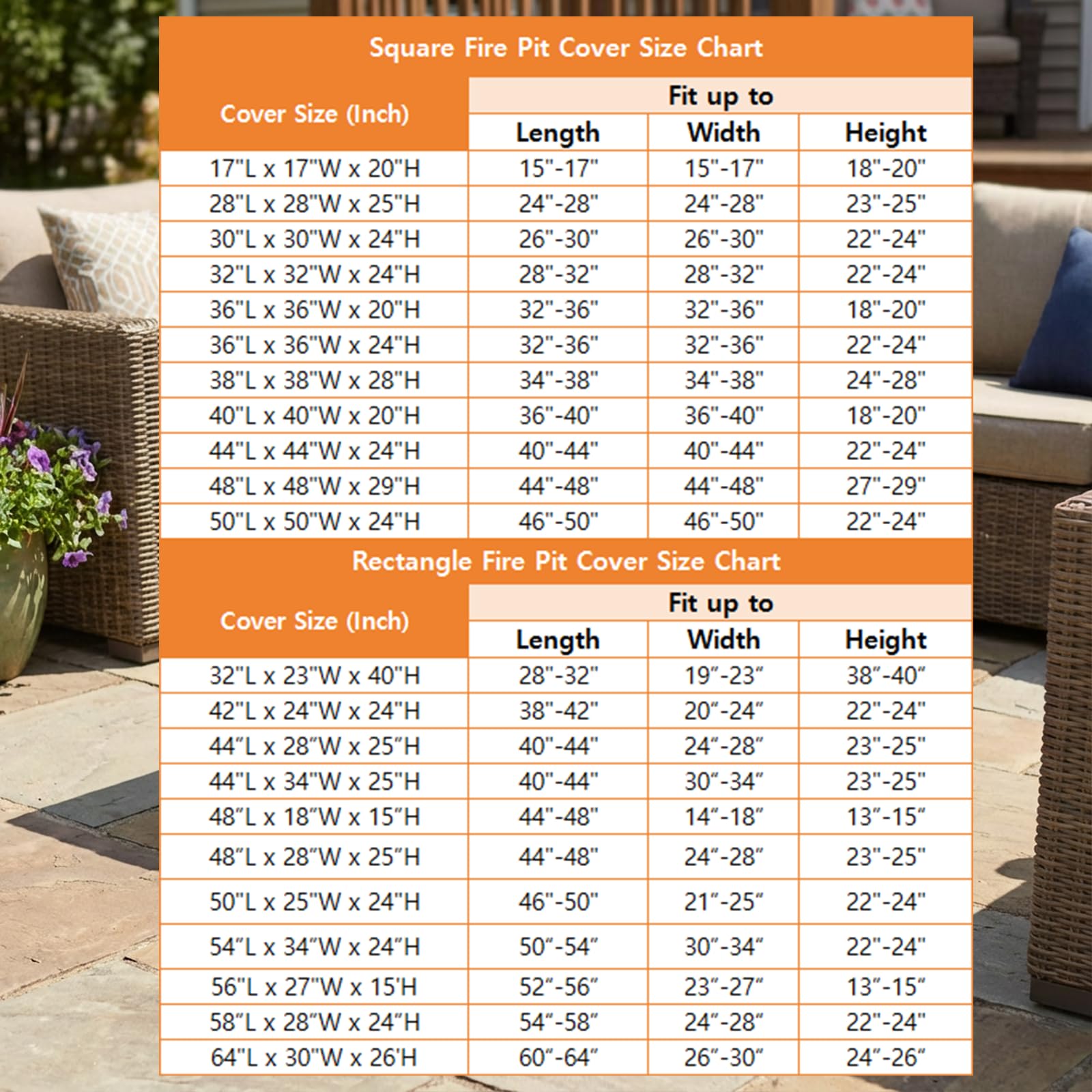 Packaging of SheeChung Fire Pit Cover