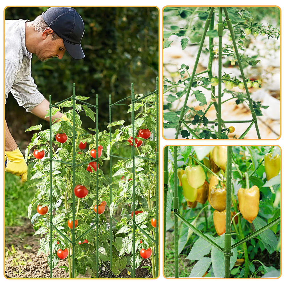 Packaging of SORANGEUN 4 Pack Tomato Cages