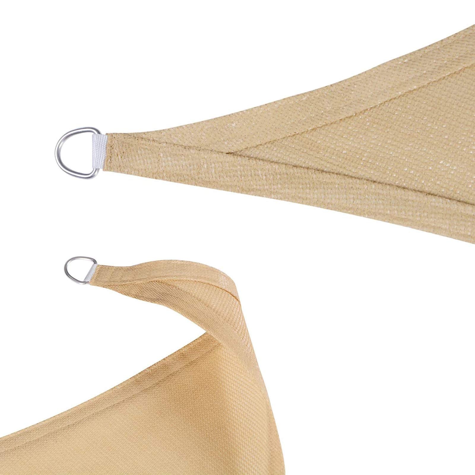 Packaging of SUNLAX Sun Shade Sail with specifications