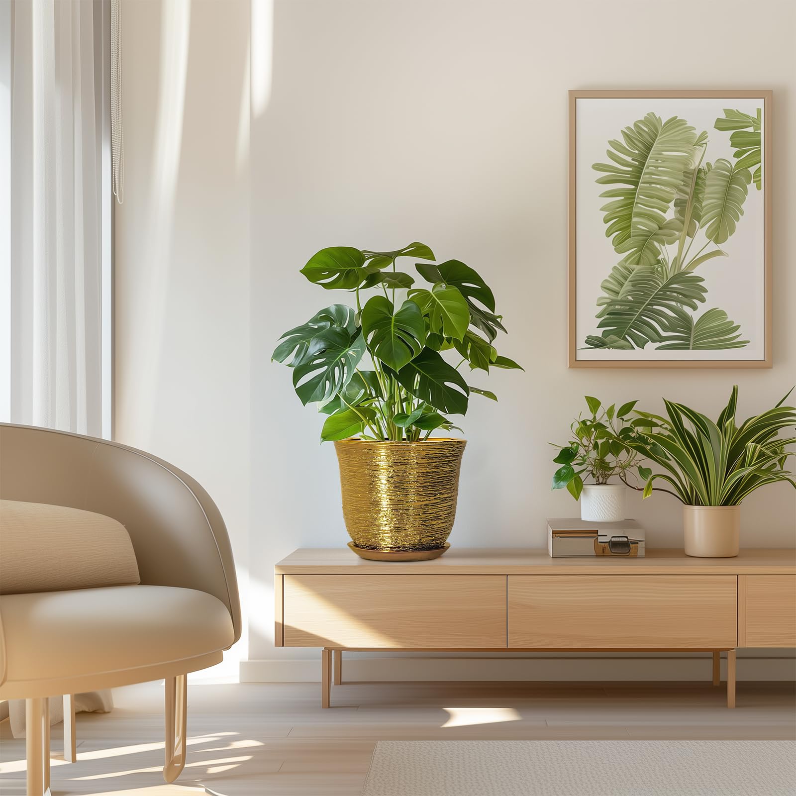 Packaging of SUNPOTFOR 8 Inch Ceramic Plant Pot