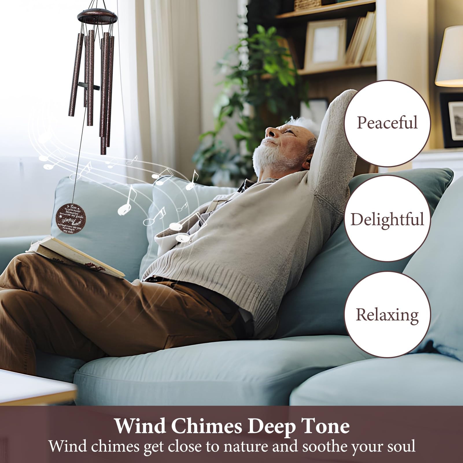 Packaging of Synhonty Memorial Wind Chimes