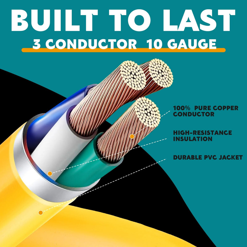 Packaging of Tellegloww NEMA 6-50P to L14-30R adapter cord