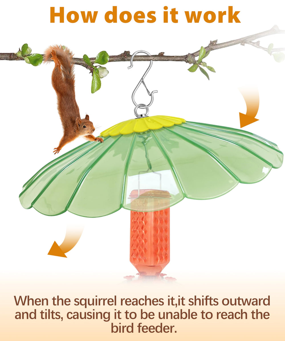 Packaging of the andergi 13.5-Inch Hummingbird Feeder Shade Dome Cover