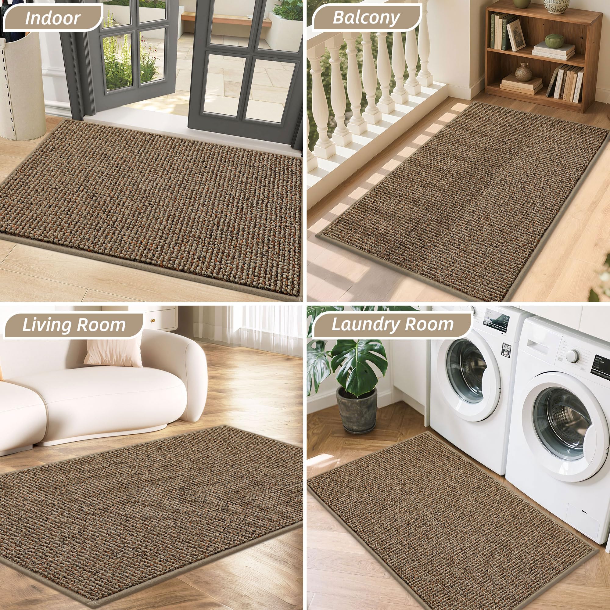 Packaging of the BEQHAUSE Dirt Trapper Door Mat