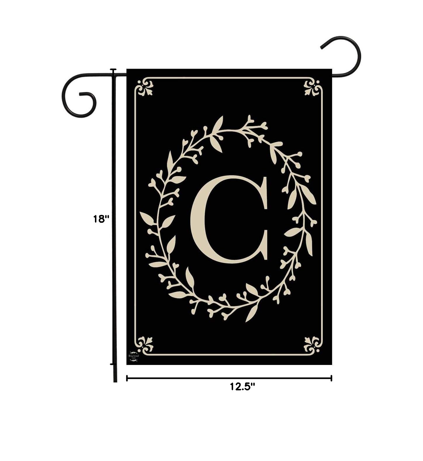 Packaging of the Briarwood Lane Garden Flag with thermometer included
