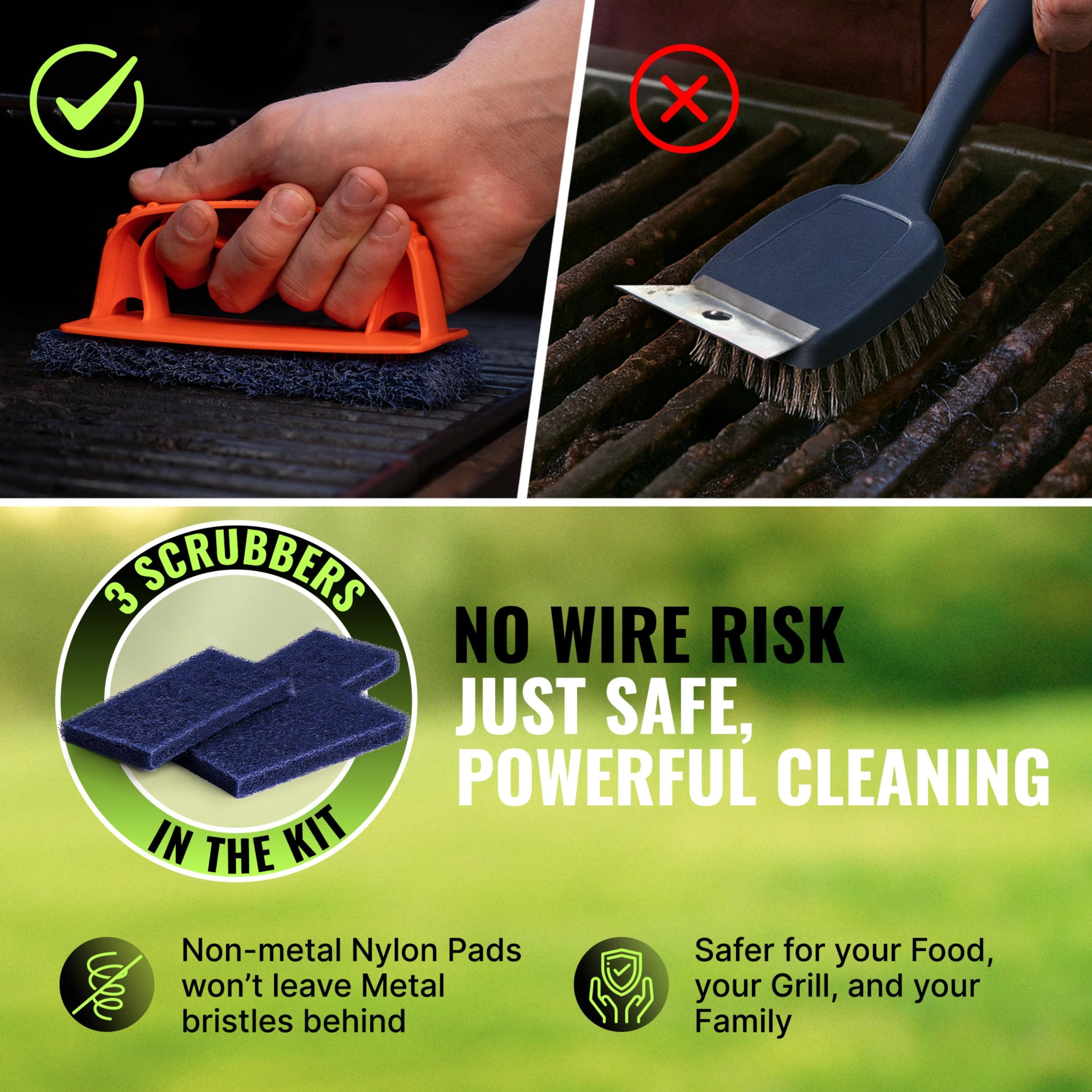 Packaging of the Citrusafe Grill Care Kit