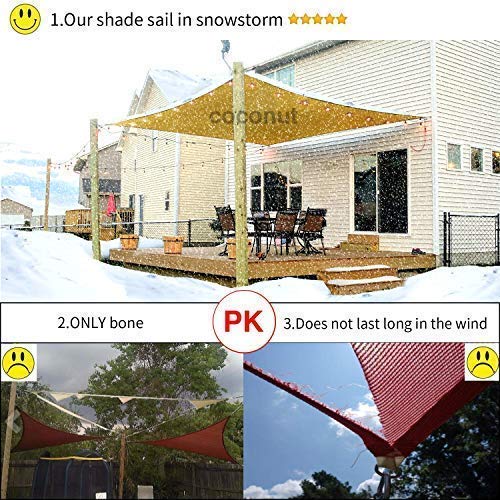 Packaging of the COCONUT shade sail canopy