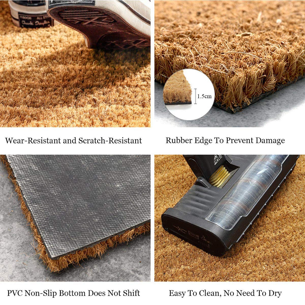 Packaging of the FNDMCTPS Aloha Pineapple Doormat for shipping