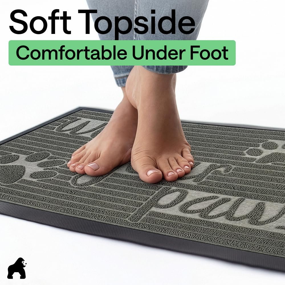 Packaging of the GORILLA GRIP WeatherMAX Door Mat