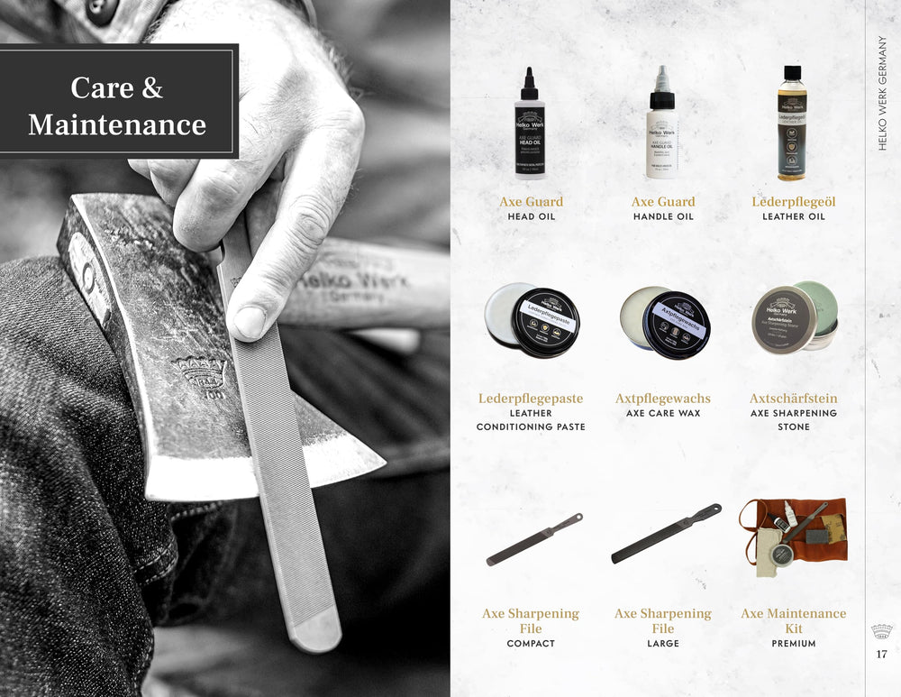 Packaging of the Helko Werk Expedition Felling Axe