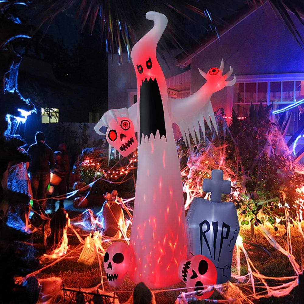 Packaging of the HOPOCO 12 FT Halloween Inflatable Ghost