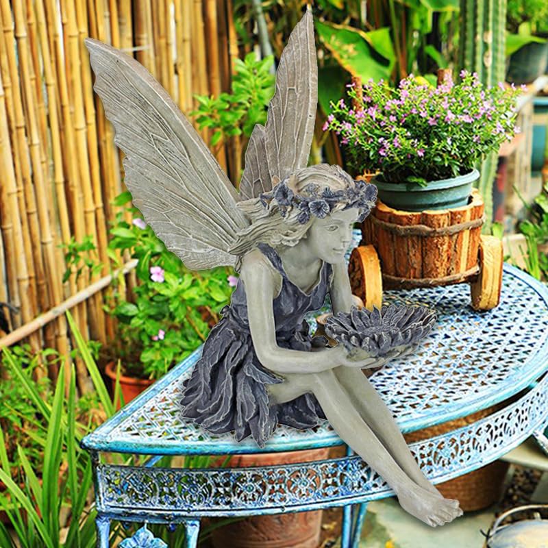 Packaging of the MBVBN Angel Fairy Garden Statue