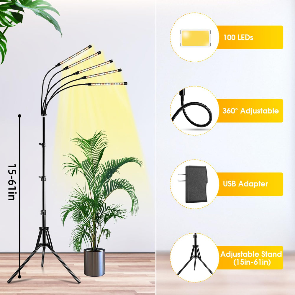 Packaging of the wolezek Grow Light with user manual