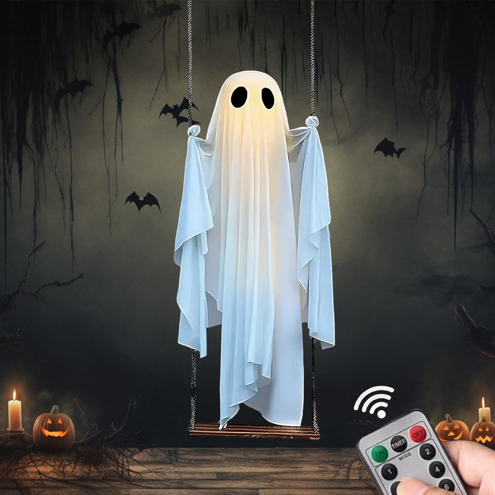 Packaging of TitTees Halloween hanging ghost decor