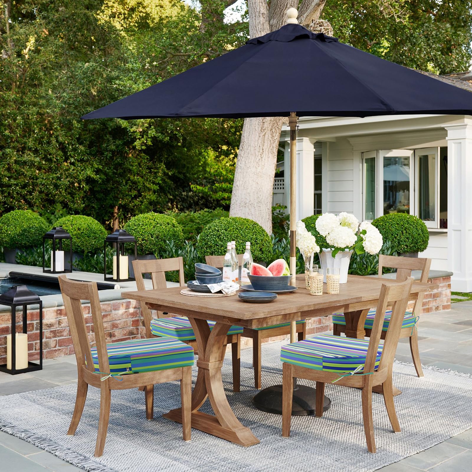 Packaging of Topotdor Outdoor Chair Cushions Set of 2
