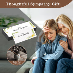 packaging of tuned wind Memorial Wind Chimes in a black gift box