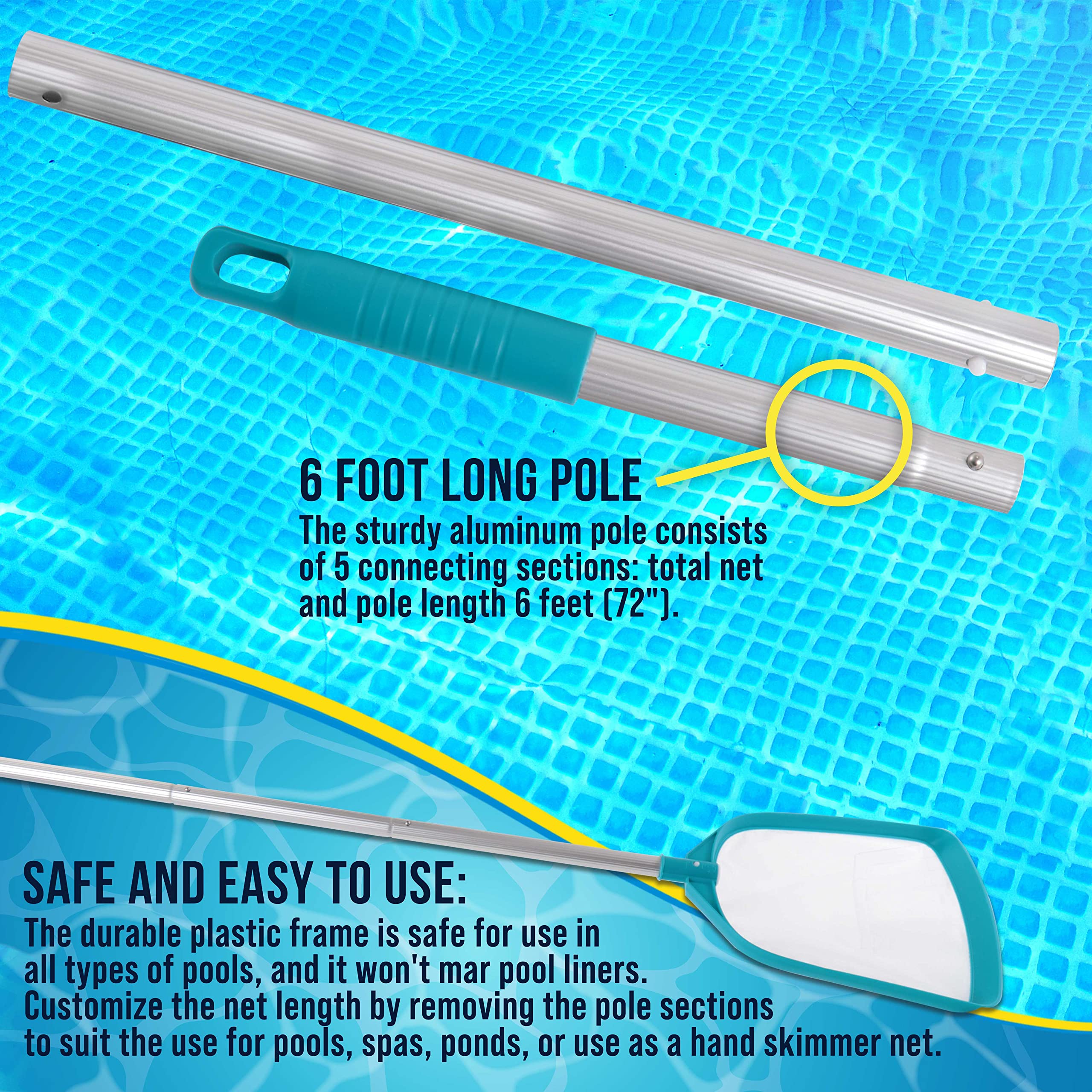 Packaging of U.S. Pool Supply Leaf Skimmer Net