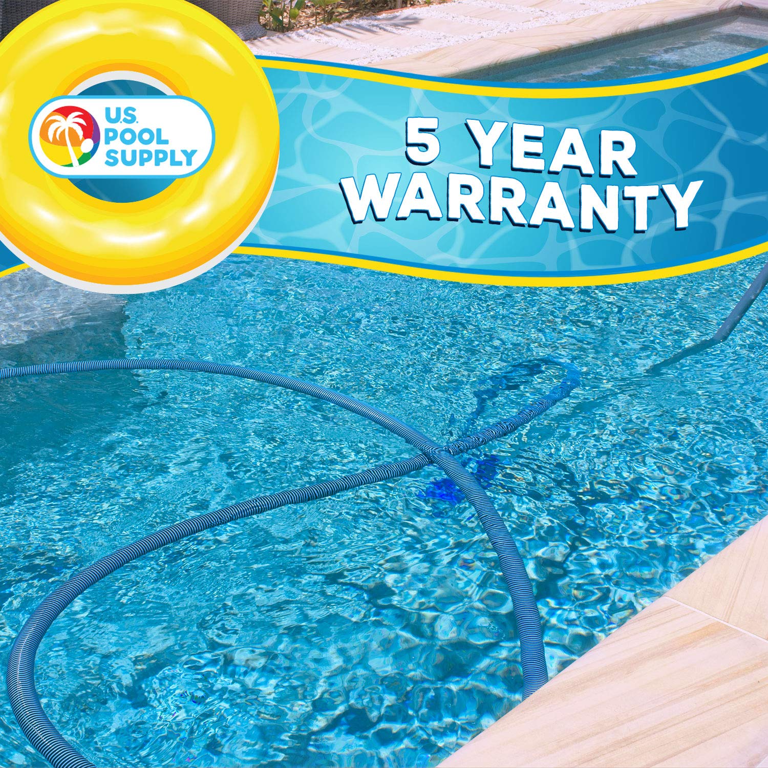 Packaging of U.S. Pool Supply vacuum hose