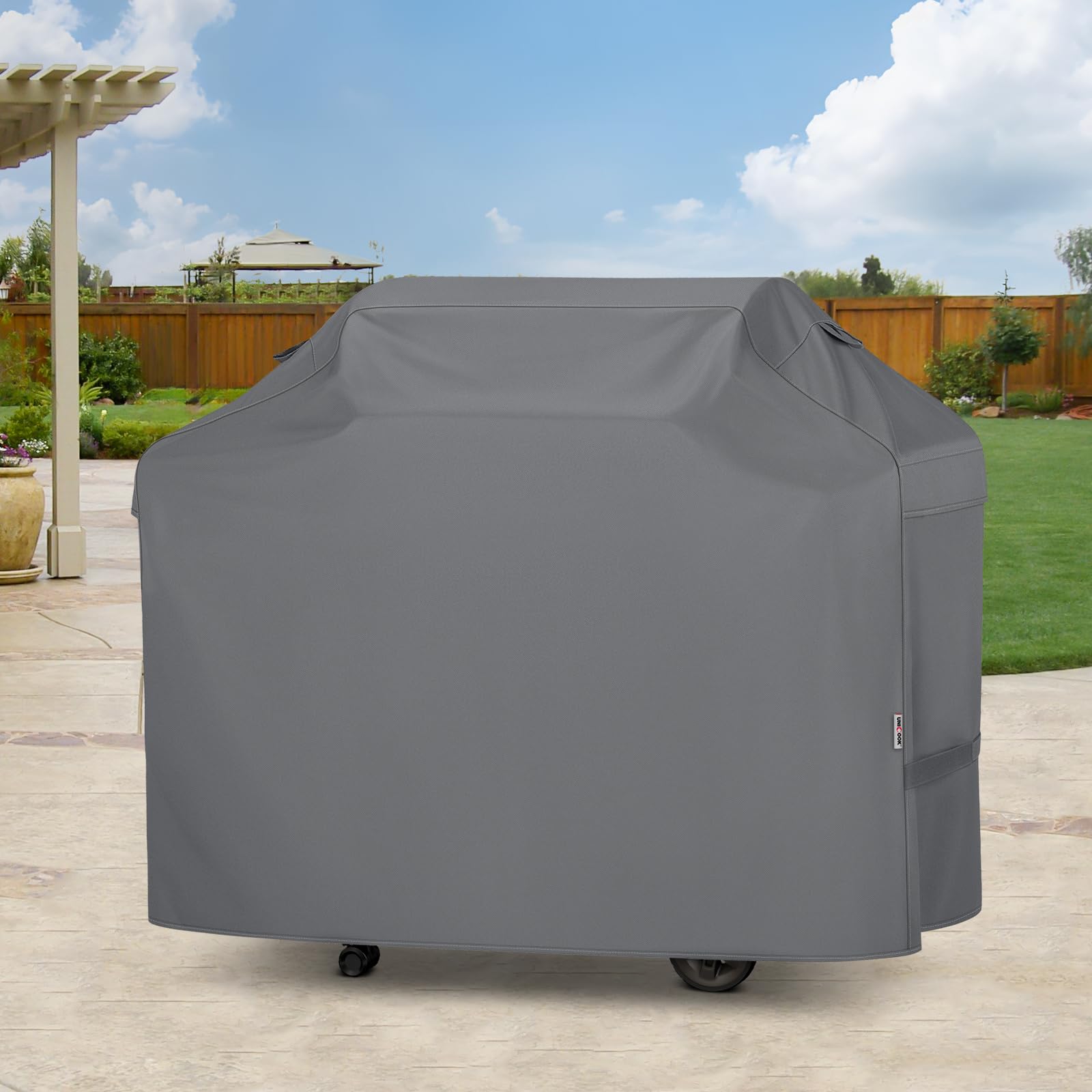 Packaging of Unicook Waterproof Grill Cover 70 inch