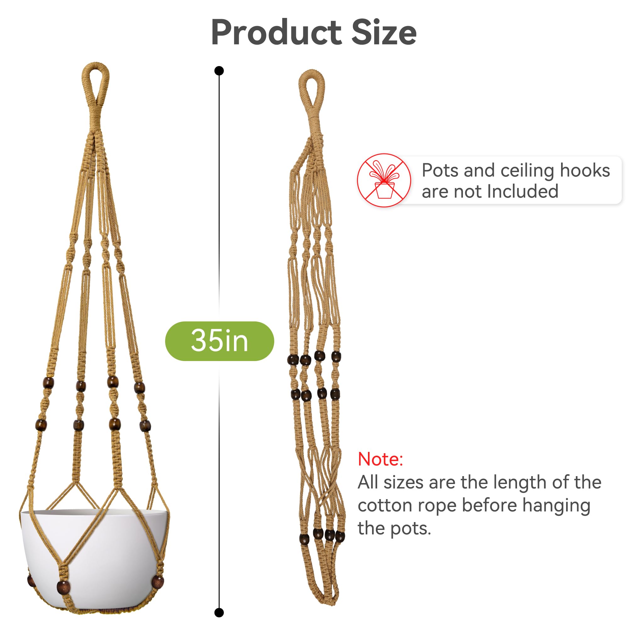 Packaging of USLAI Macrame Plant Hanger