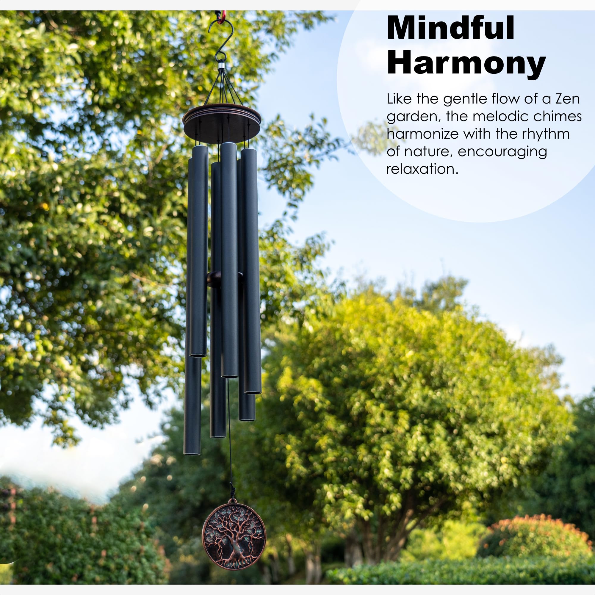 Packaging of Vanquer Large Wind Chimes for gifting
