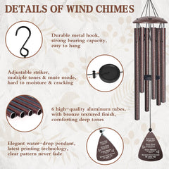 packaging of vifoew wind chimes with gift box