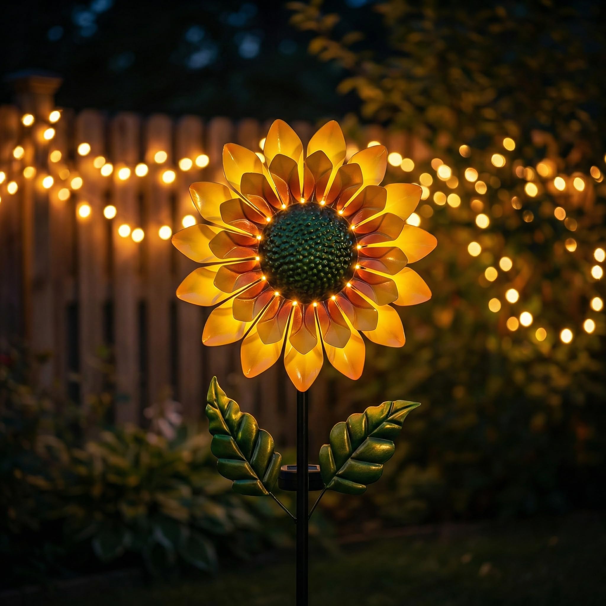 Packaging of VISFLAIR Sunflower Wind Spinner