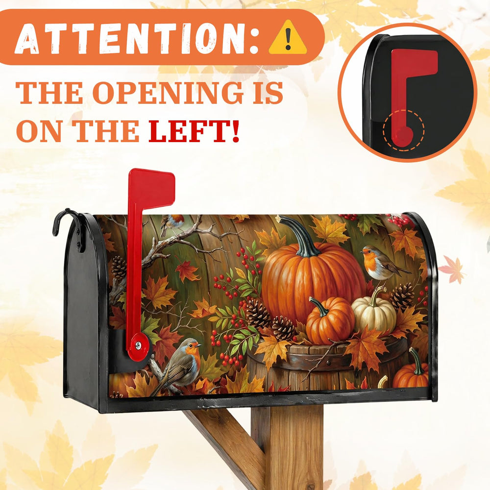 Packaging of VISSTREE 25"x21" autumn mailbox cover
