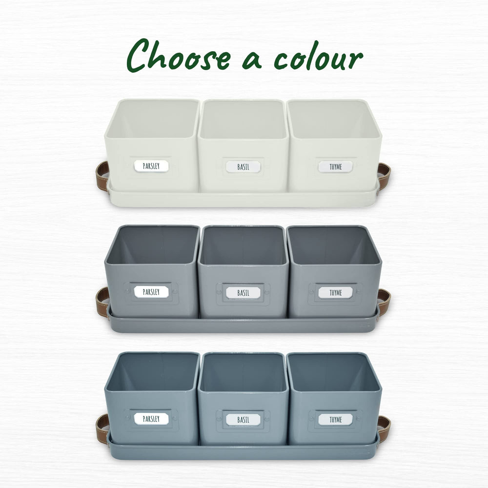 packaging of volila indoor herb planter set