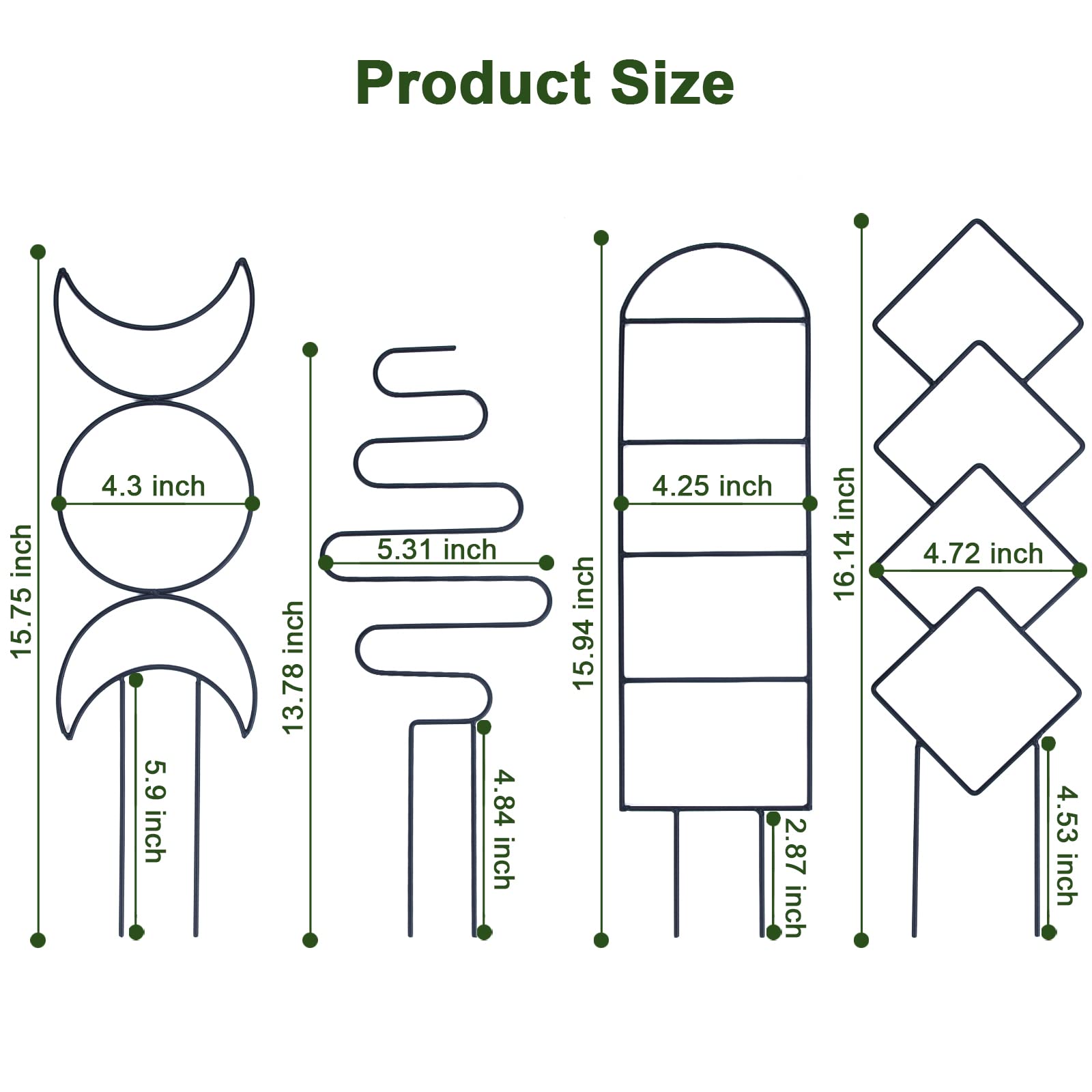 Packaging of WellSign 16-inch trellis set
