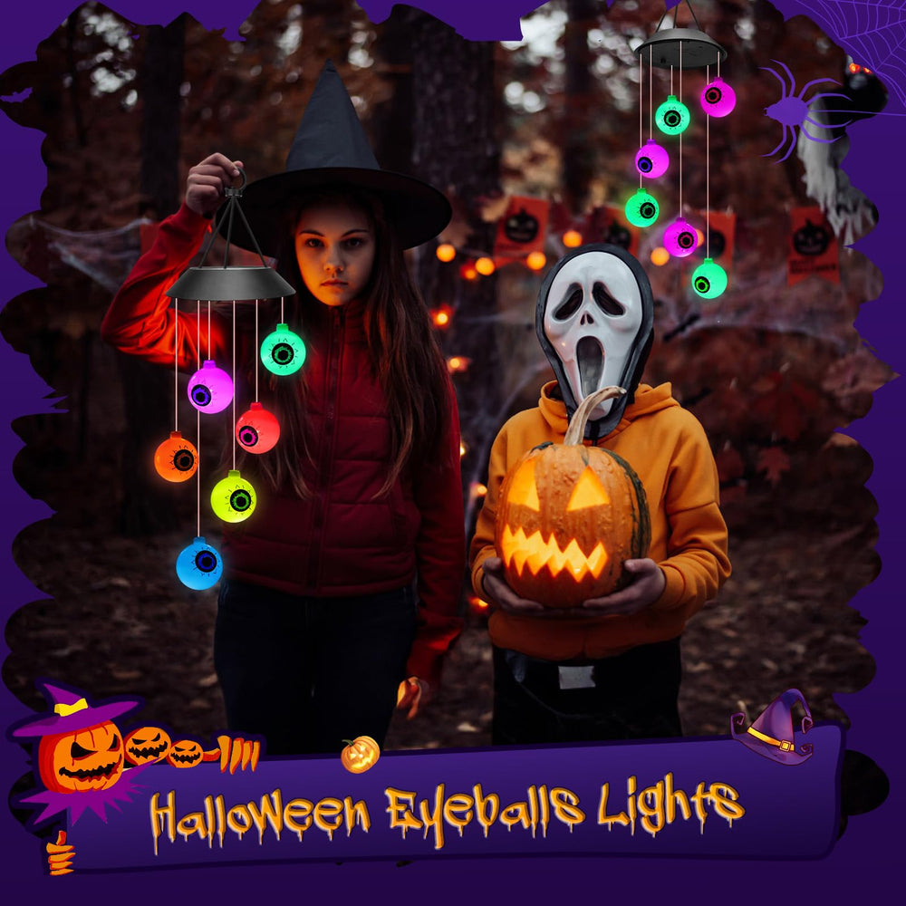 Packaging of Winzwon Halloween Eyeball Solar Lights