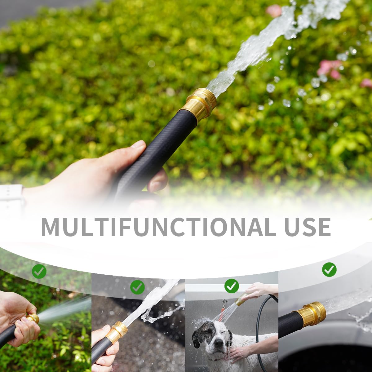 Packaging of Wiseflow 15FT heavy duty garden hose