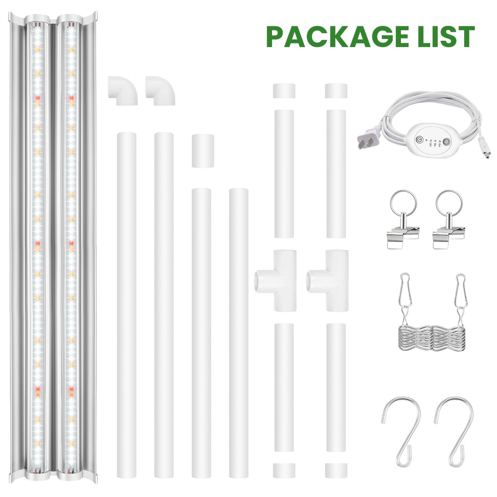 Packaging of wolezek 2FT Grow Light