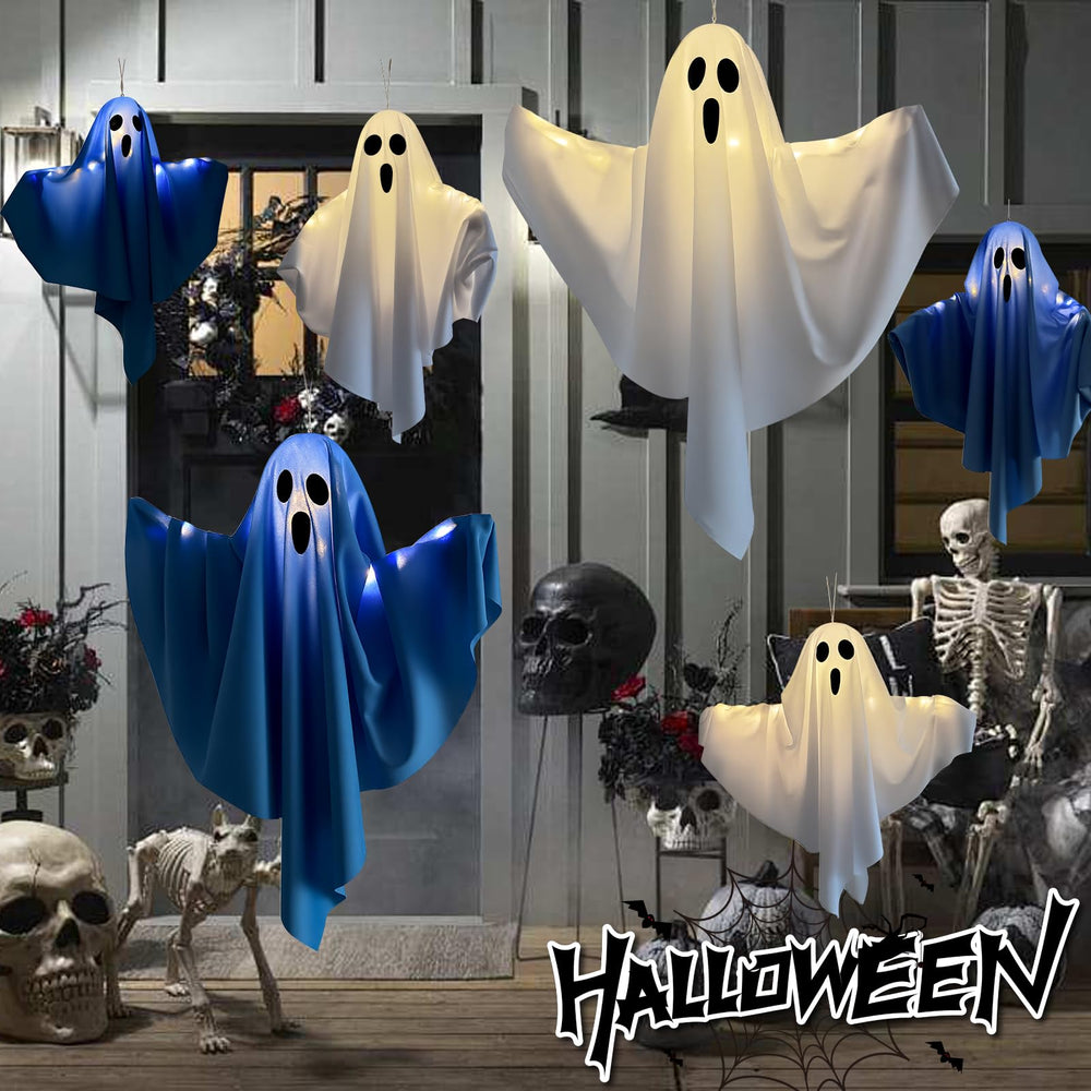 Packaging of Xunqee light up hanging ghosts