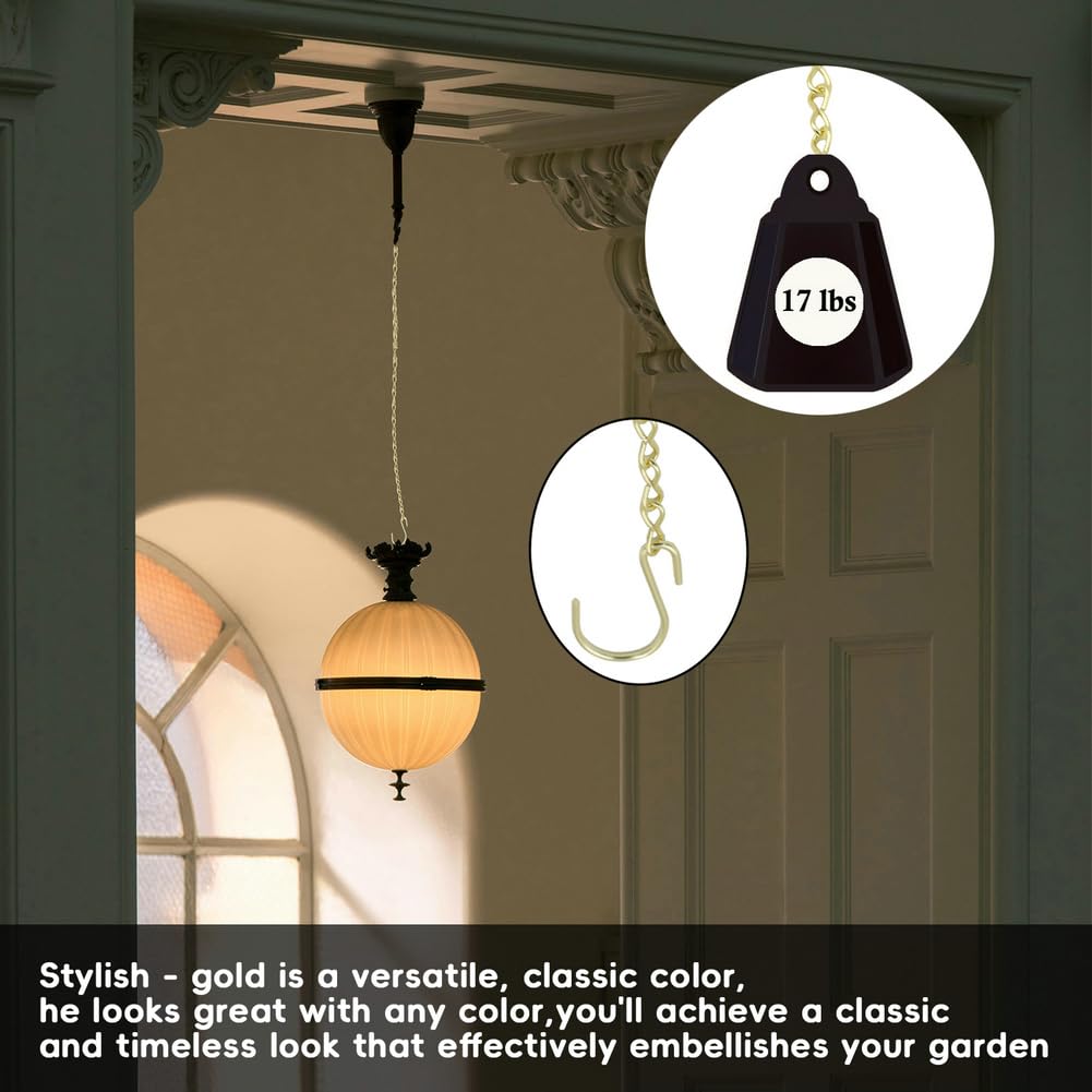 Packaging of YINGFENG 236 Inch Gold Hanging Basket Chains Kit