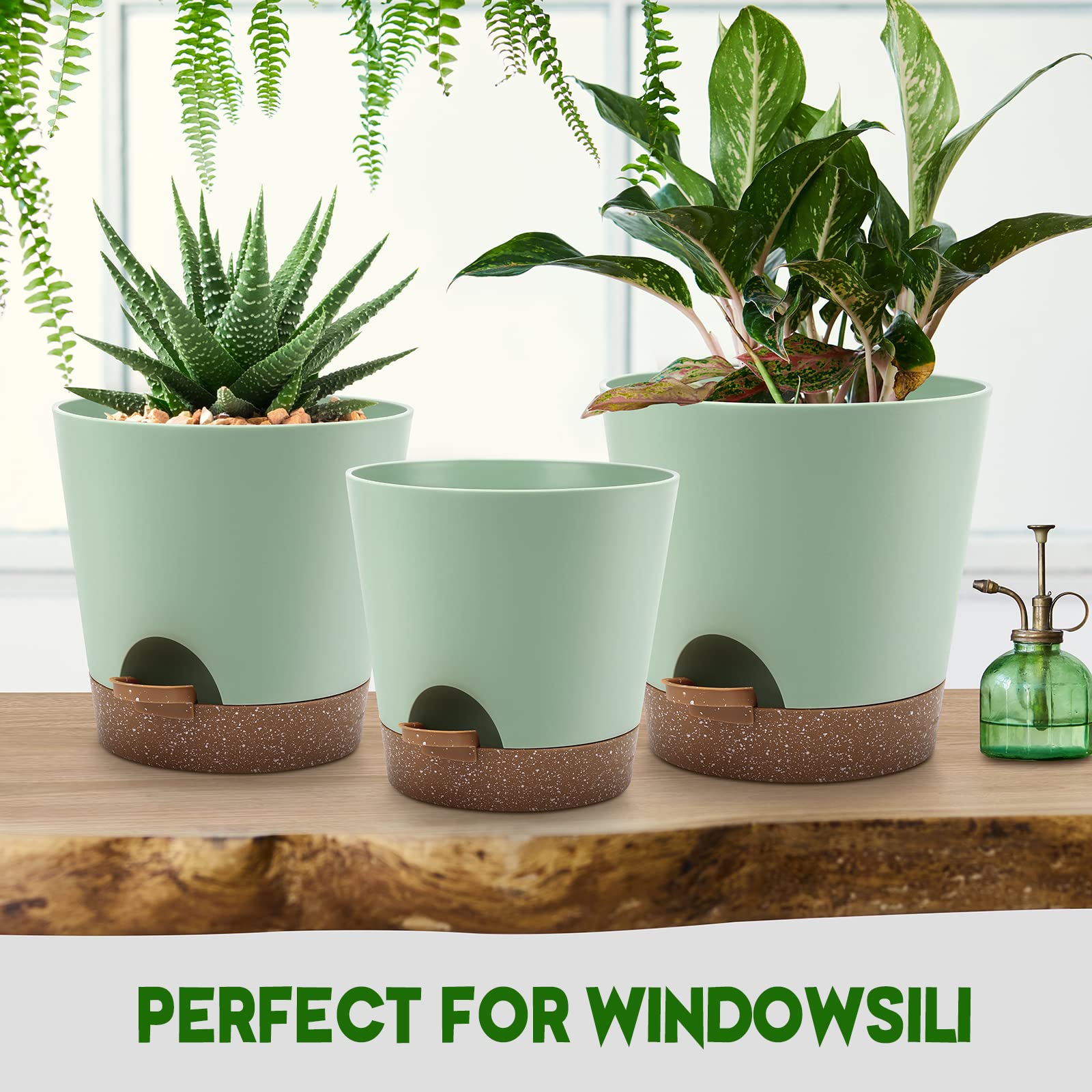Packaging of YNNICO indoor self watering planters