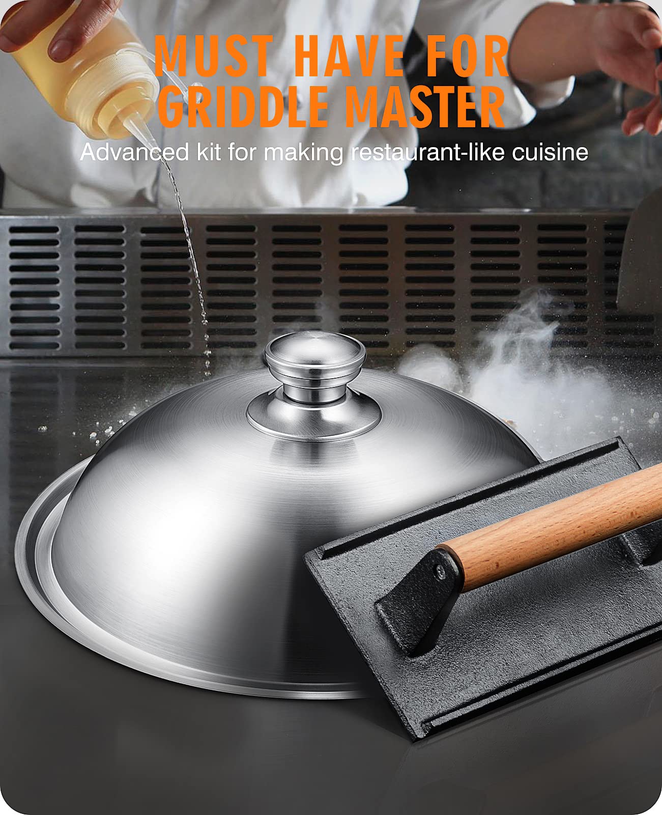 Packing of homenote Griddle Accessories Kit showing included items