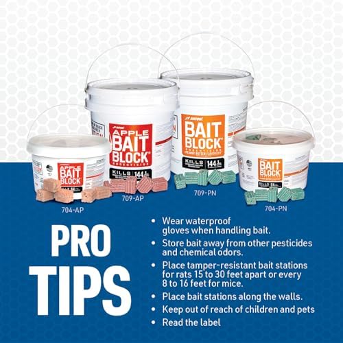 Pail of JT Eaton Bait Block displayed outdoors