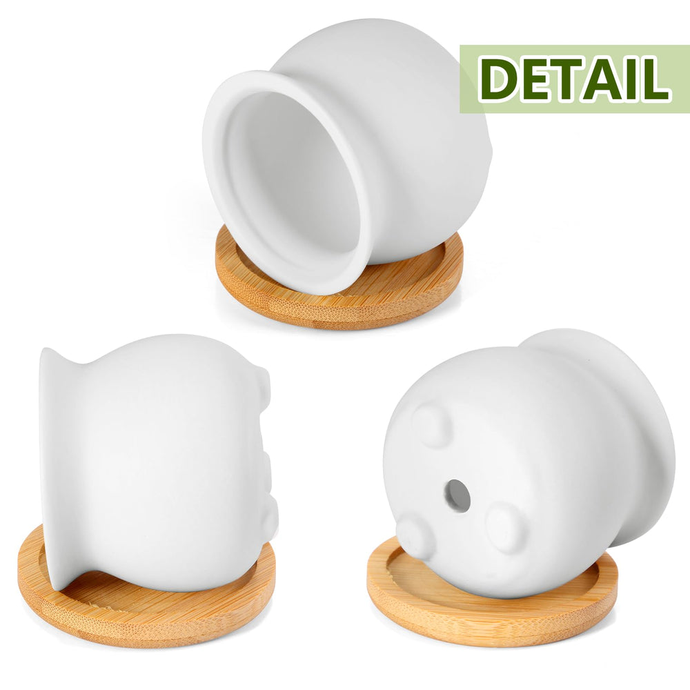 Painting activity with Remerry mini ceramic pots