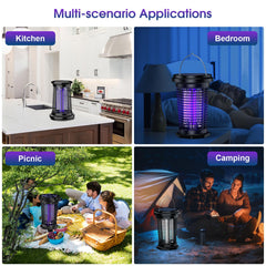PALONE Solar Bug Zapper top-mounted solar panel close-up