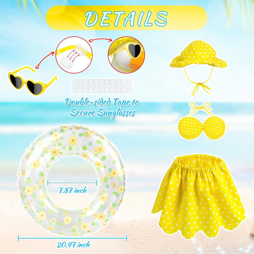 PaLuQiYa Hawaiian Goose Outfit with colourful accessories