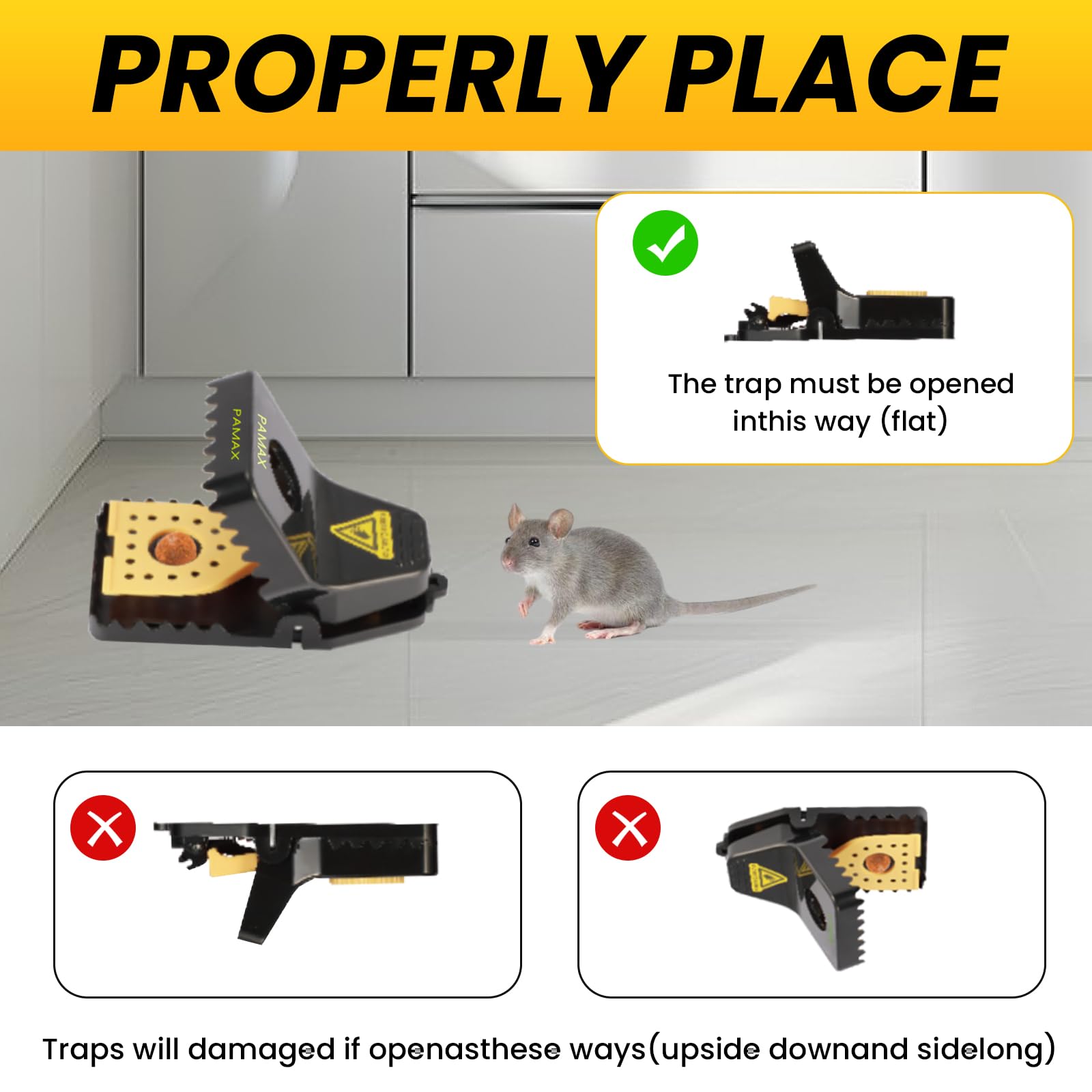 PAMAX Mouse Trap demonstrating humane kill mechanism