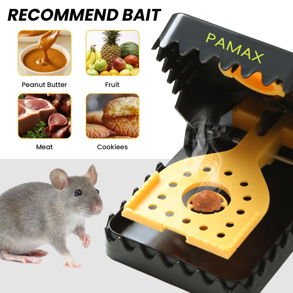 PAMAX Mouse Trap setup process with bait applied