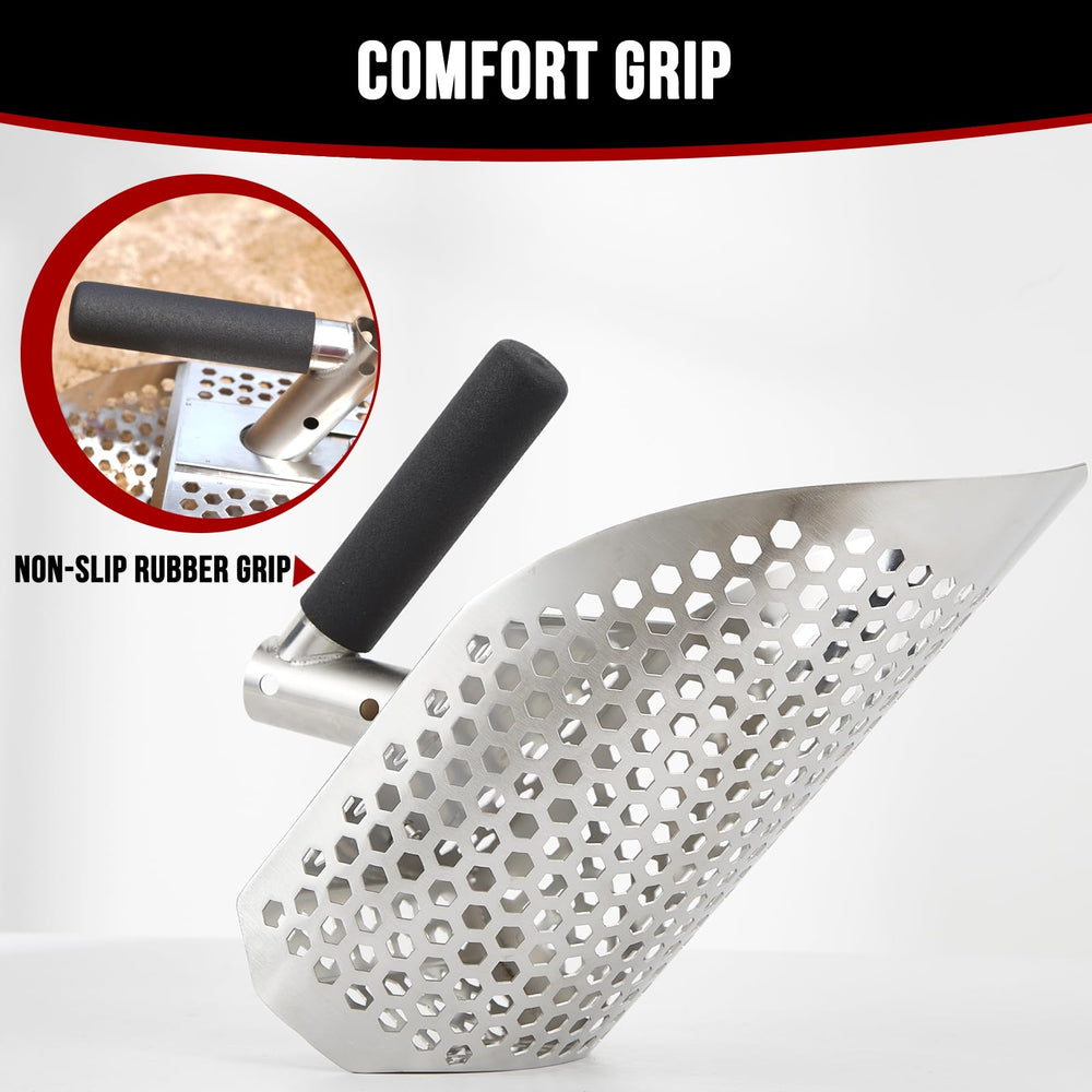 PAMLIAPY Sand Scoop with detachable handle and grip